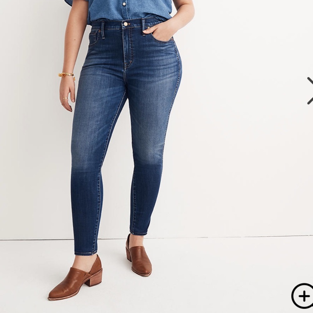Madewell High Rise Skinny jeans in Danny Wash
